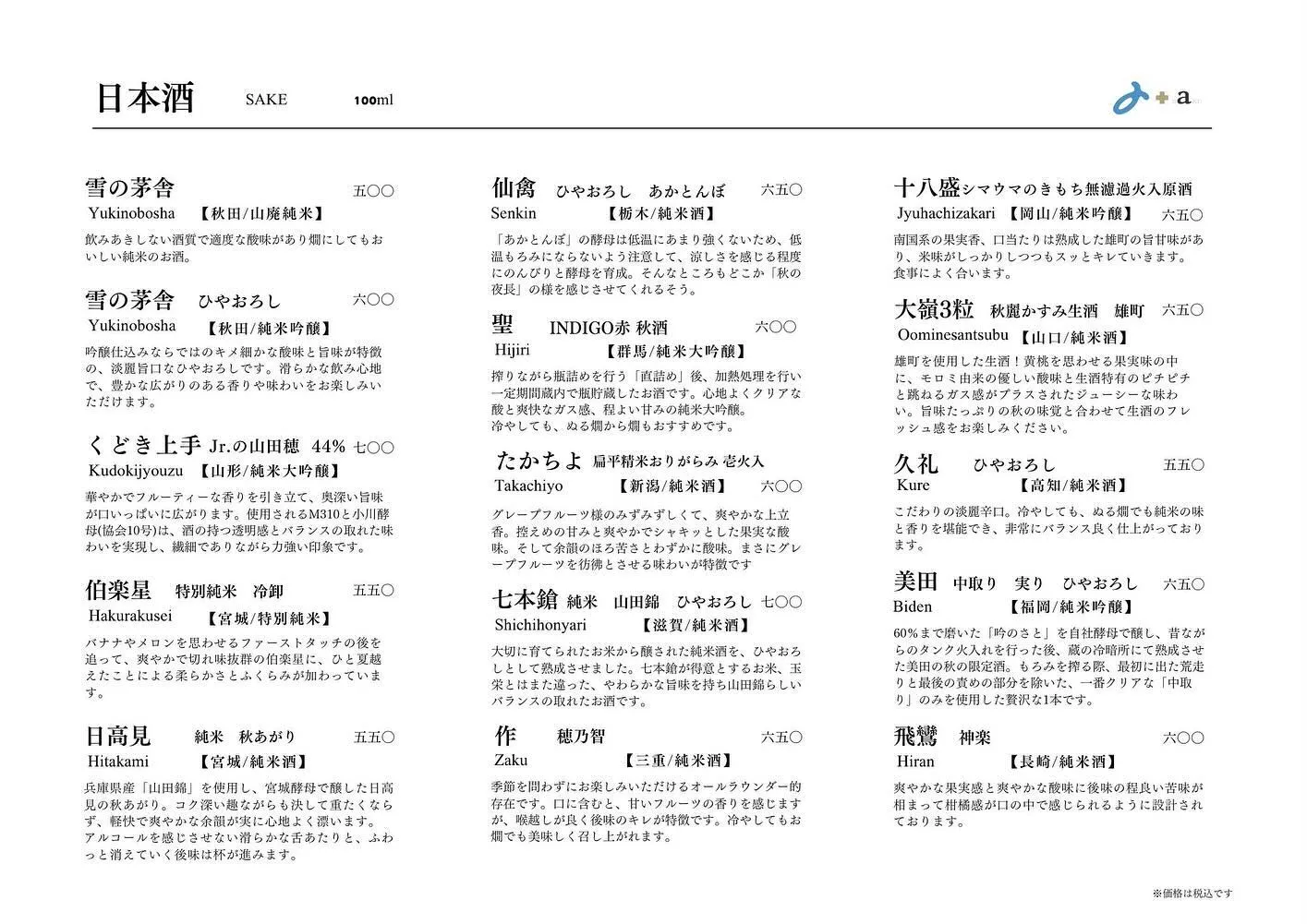 さかなの木、10月12日のメニューです。