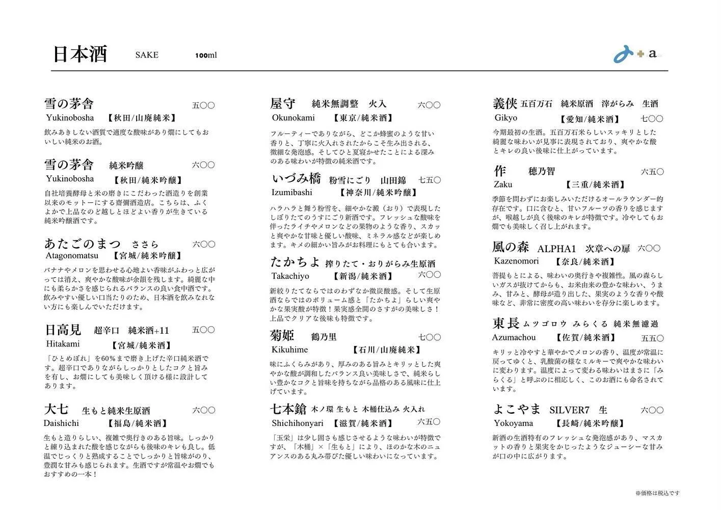 さかなの木、11月28日のメニューです。