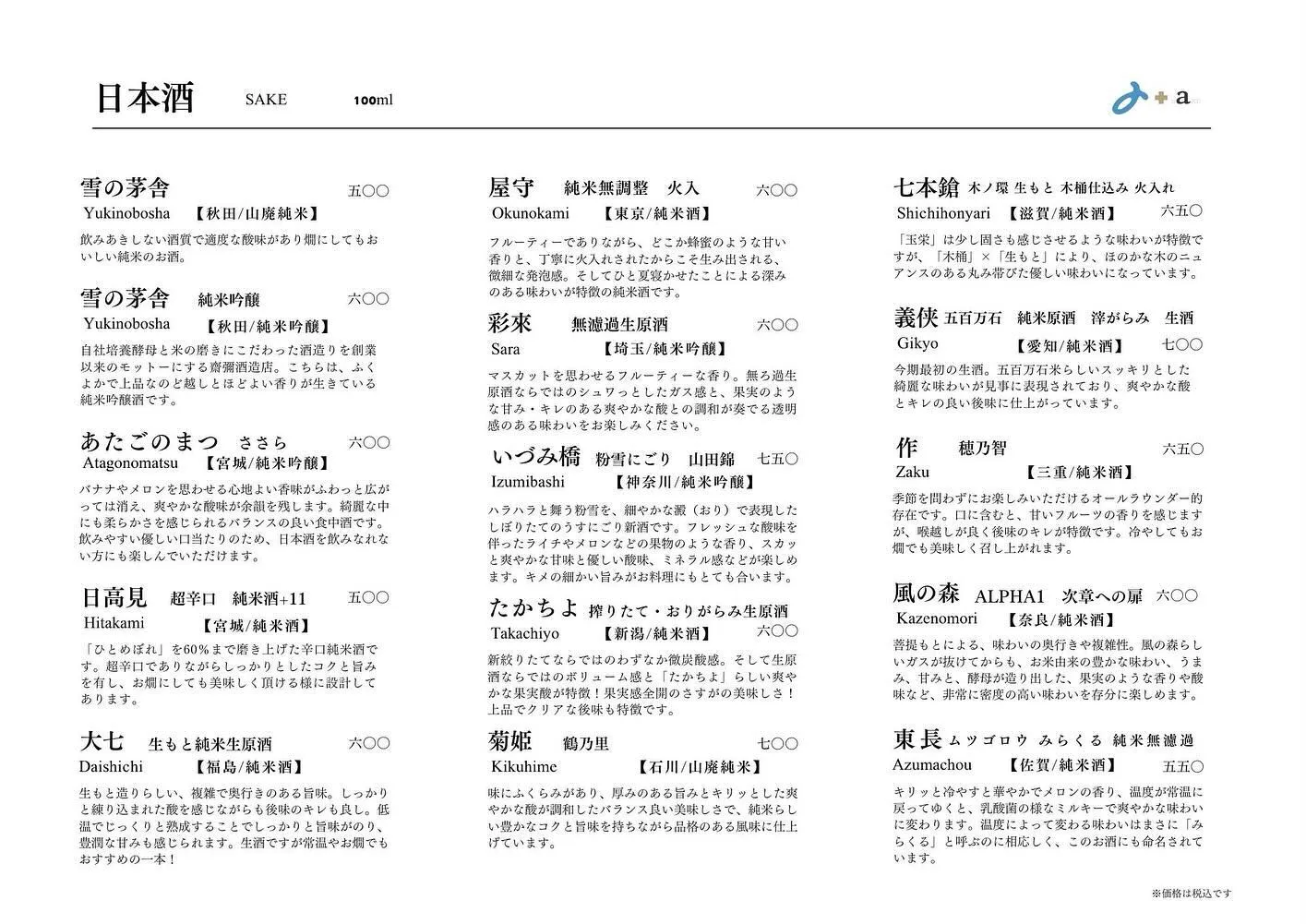 さかなの木、11月29日のメニューです。