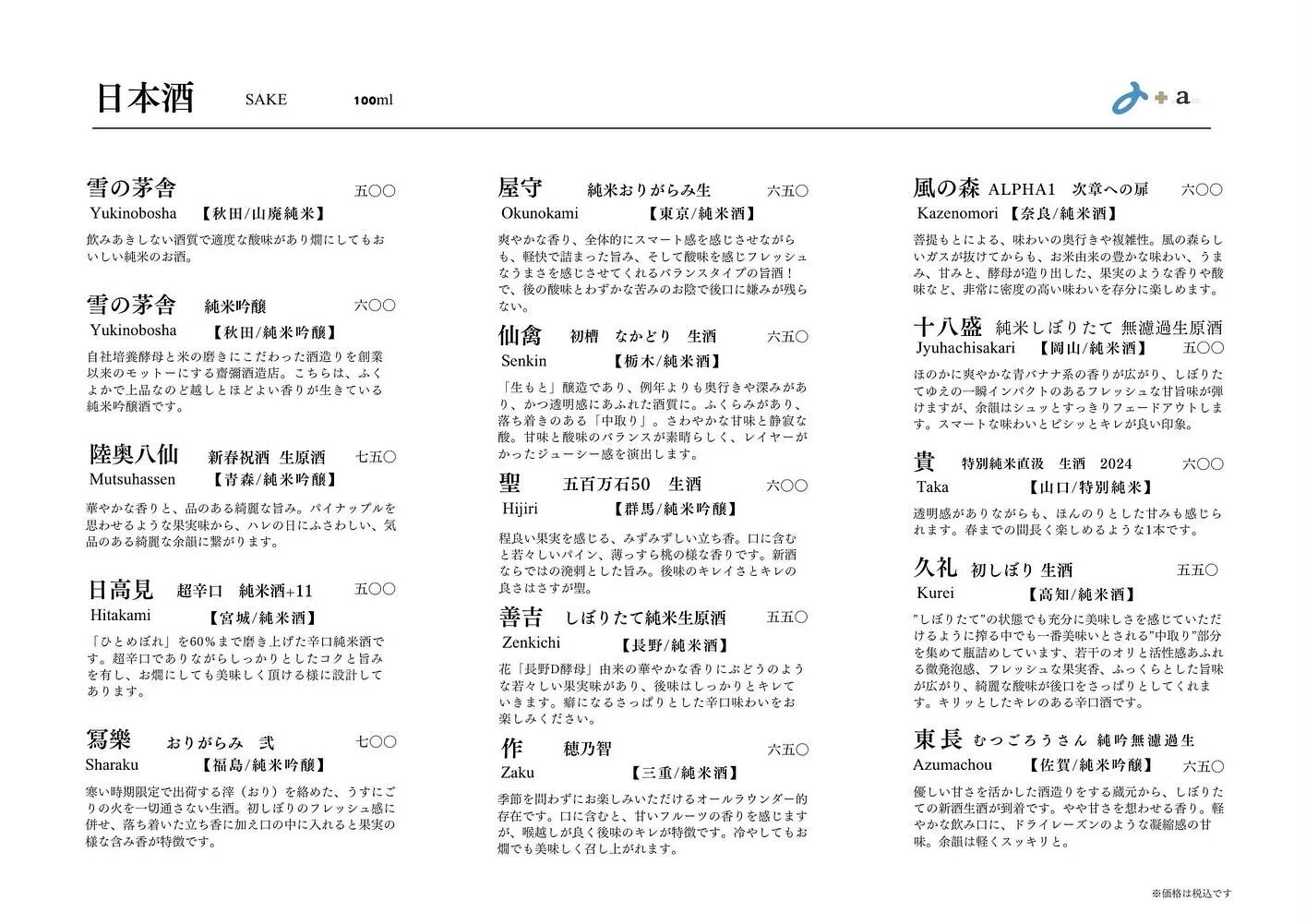 さかなの木、1月22日のメニューです。