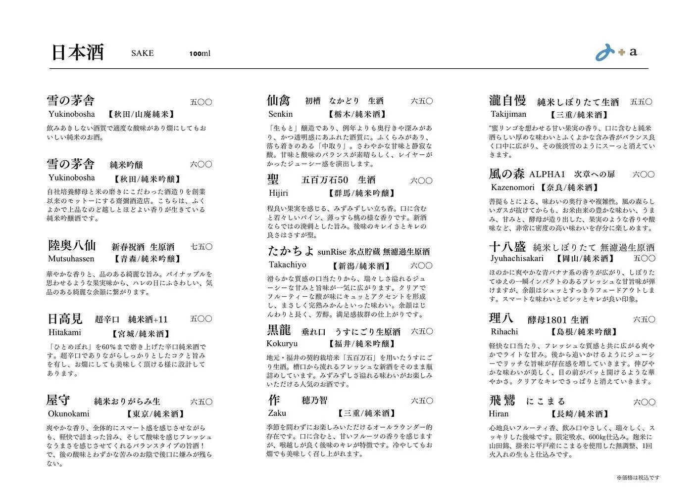 さかなの木、1月30日のメニューのです。