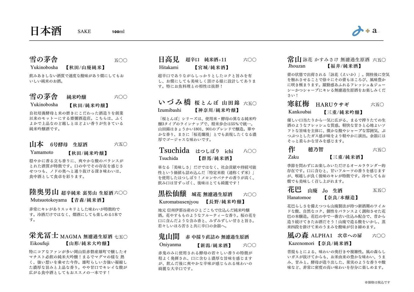 さかなの木、2月21日のメニューです。