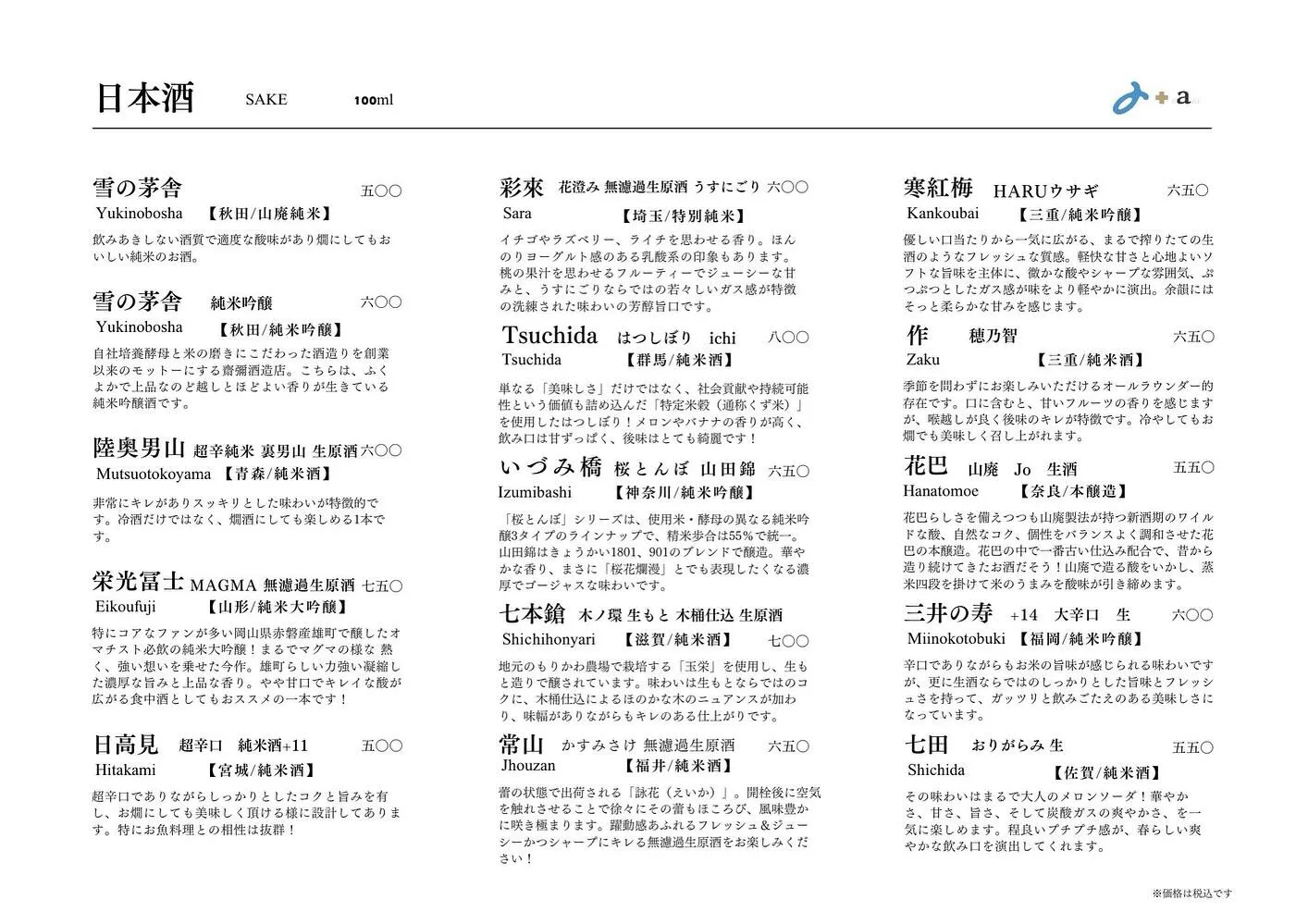 さかなの木、2月27日のメニューです。