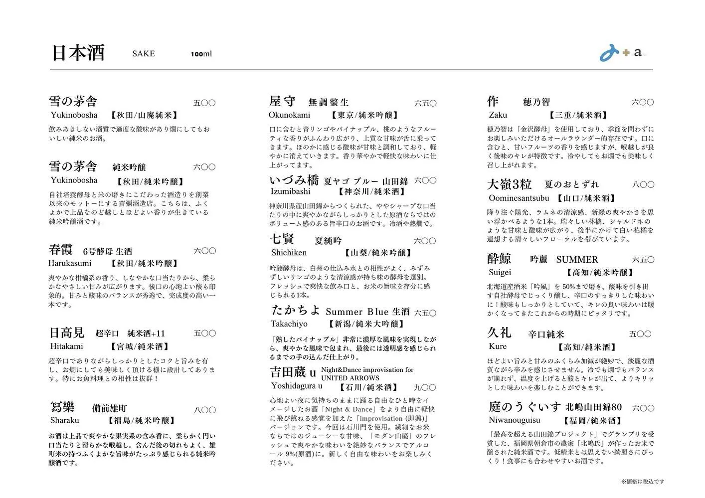 さかなの木、5月8日のメニューです。