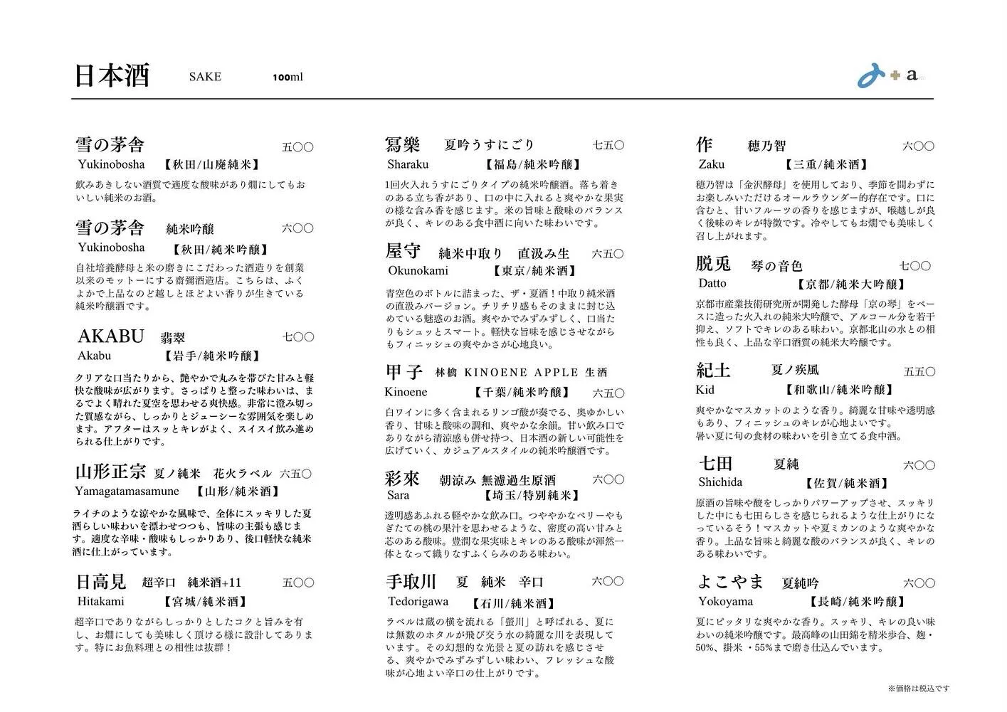 さかなの木、6月4日のメニューです。
