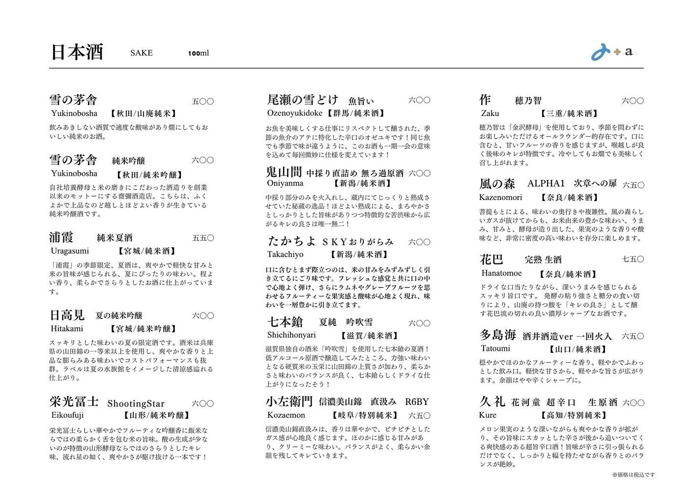 さかなの木、7月3日のメニューです。
