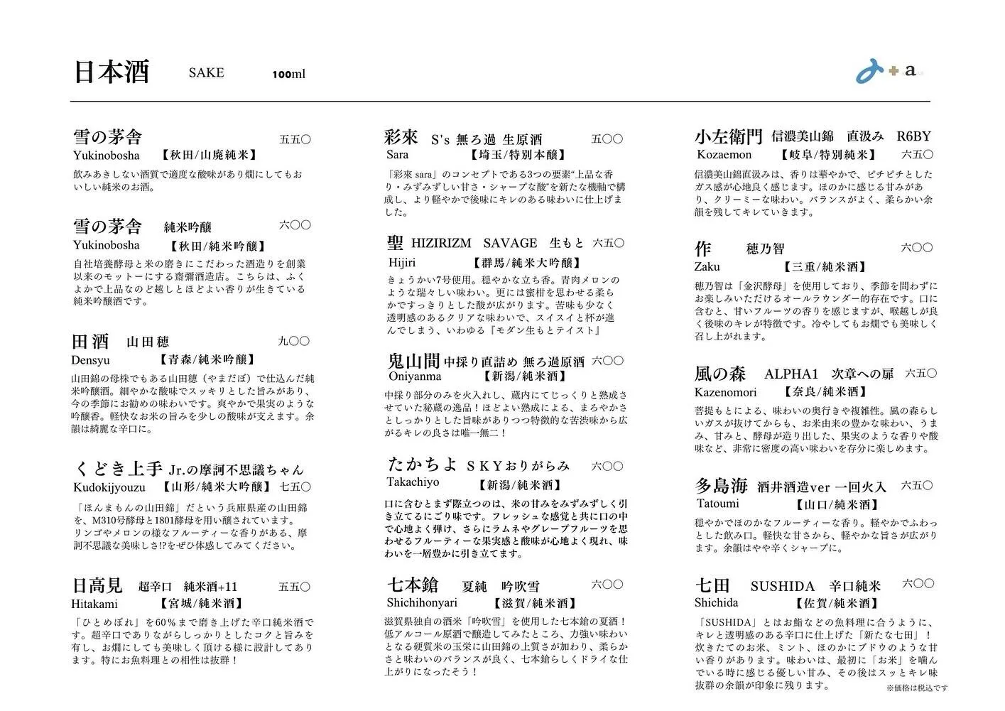 さかなの木7月12日のメニューです。