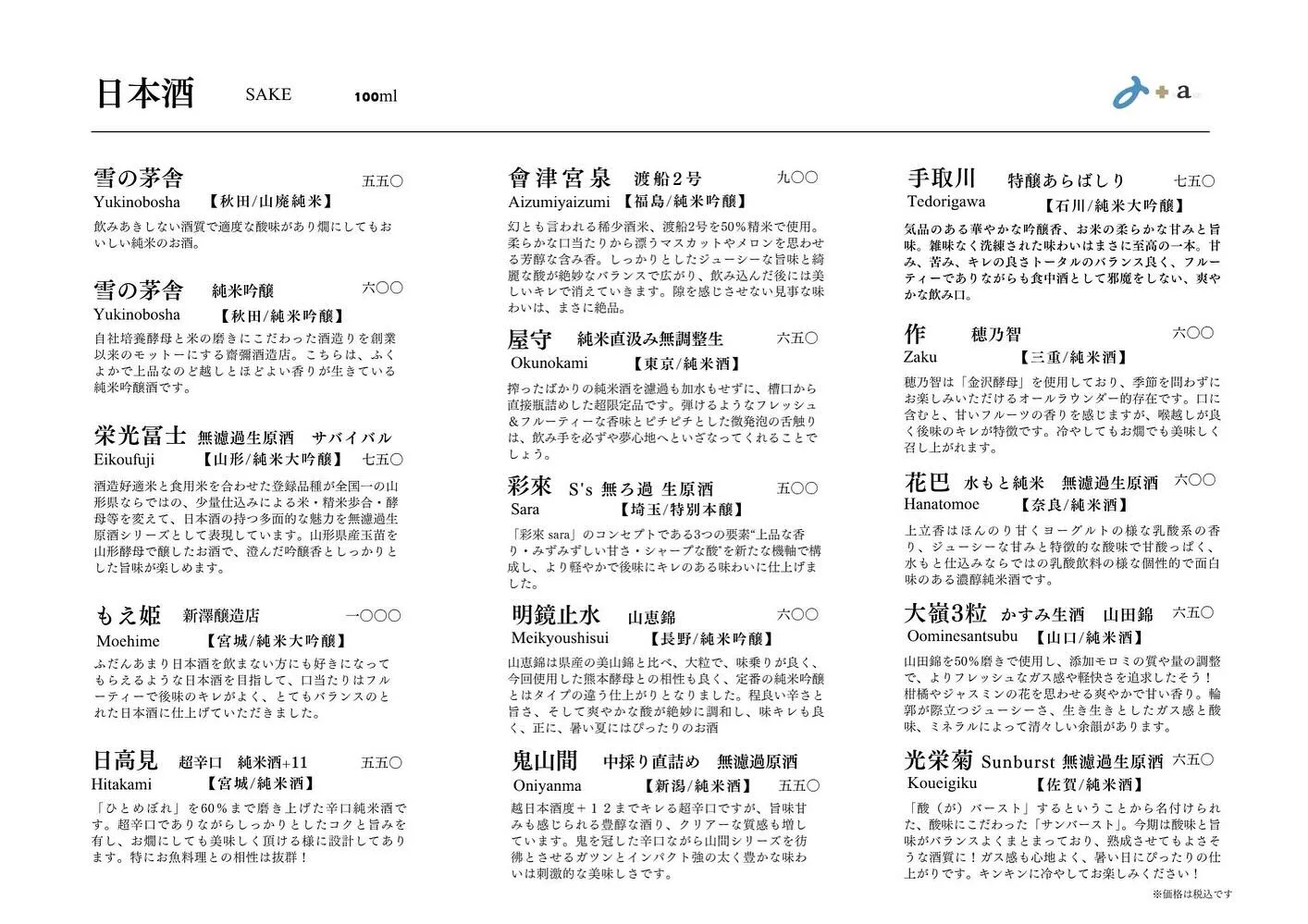 さかなの木8月4日のメニューです。