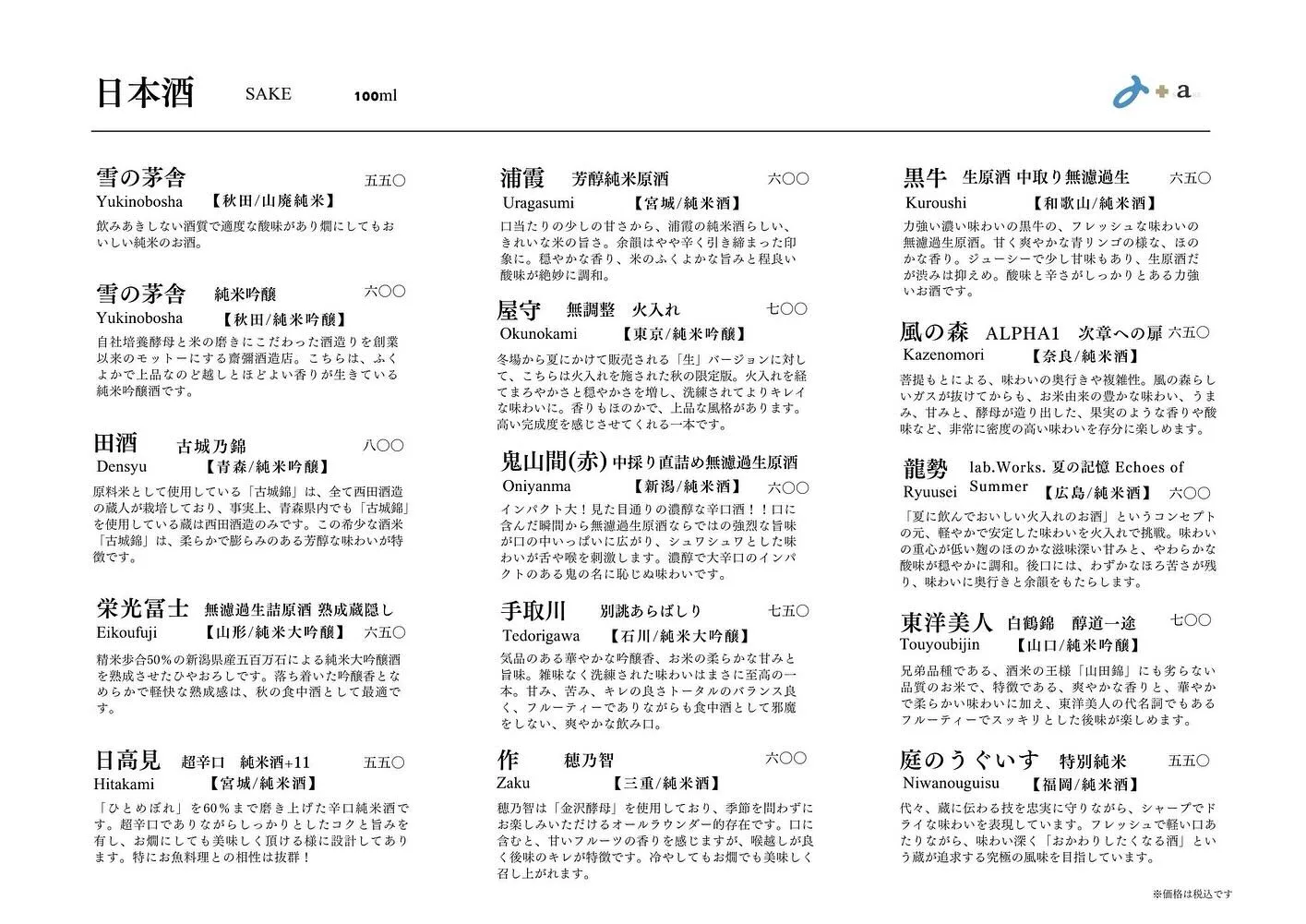 さかなの木8月29日のメニューです。