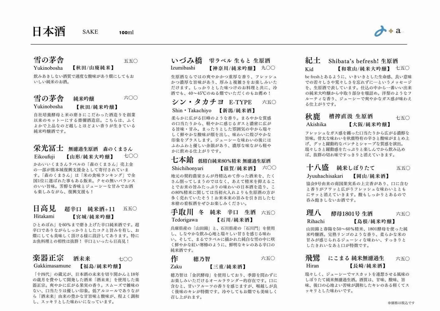 さかなの木1月21日のメニューです。
