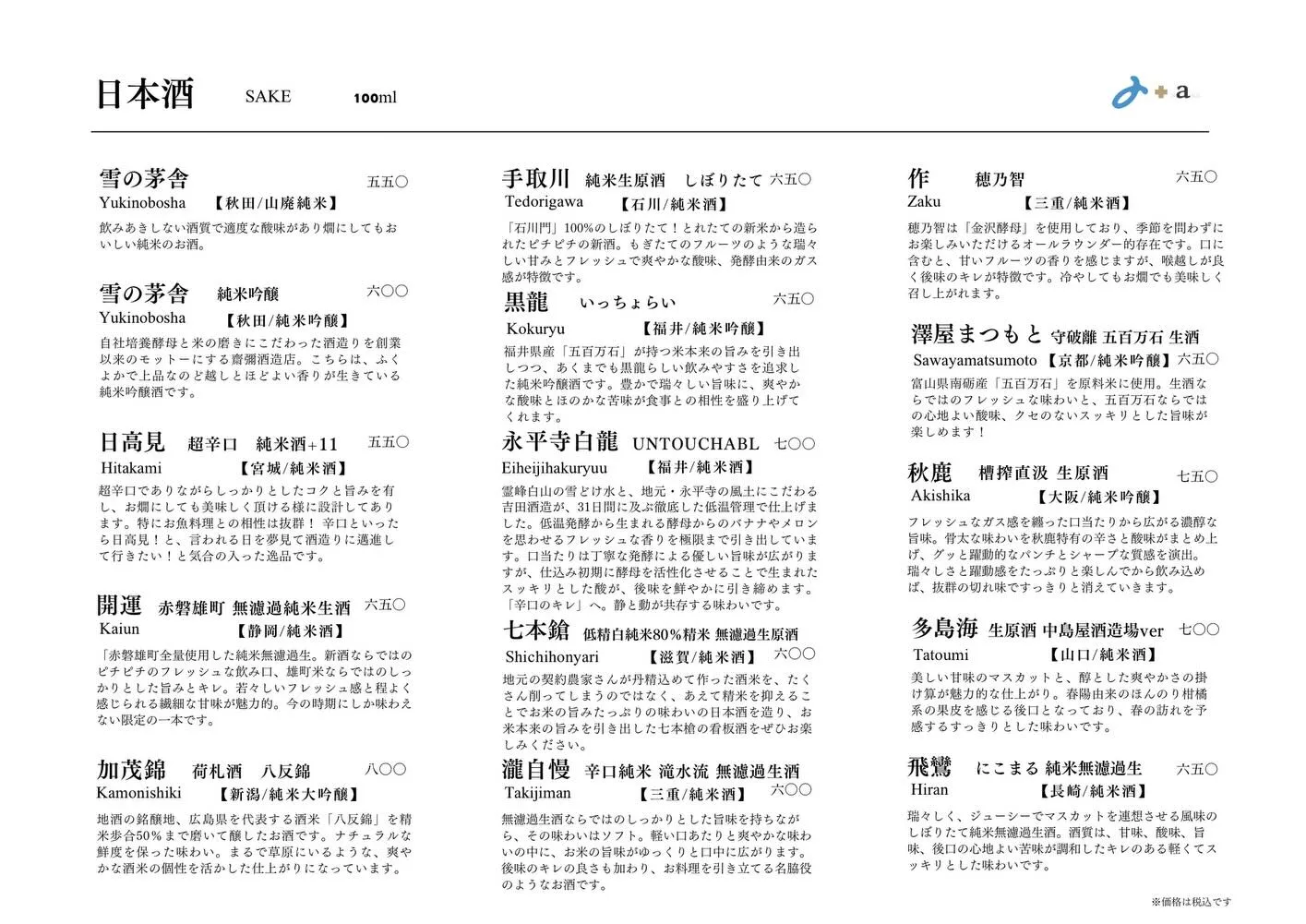 さかなの木2月3日のメニューです。
