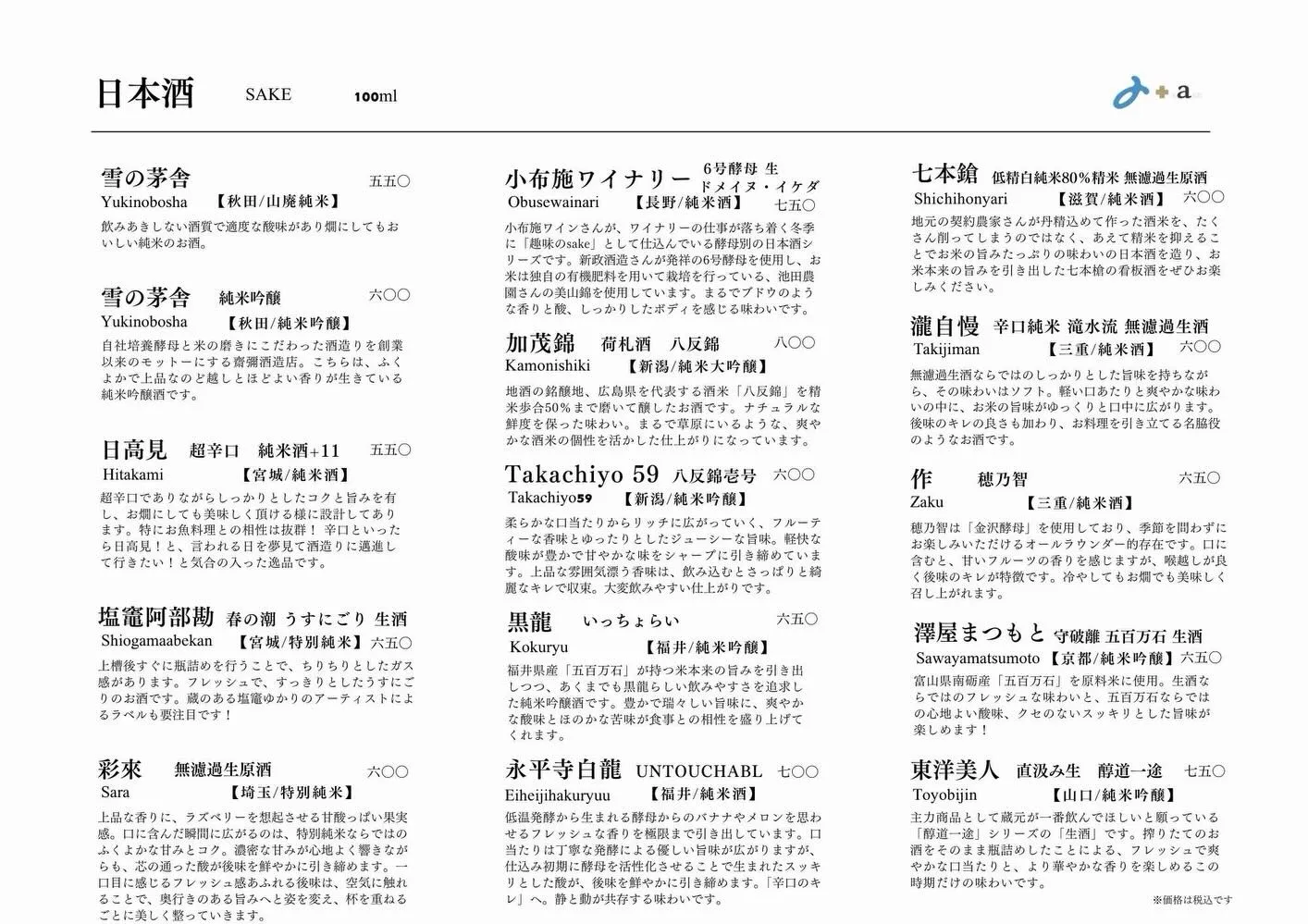 さかなの木2月10日のメニューです。