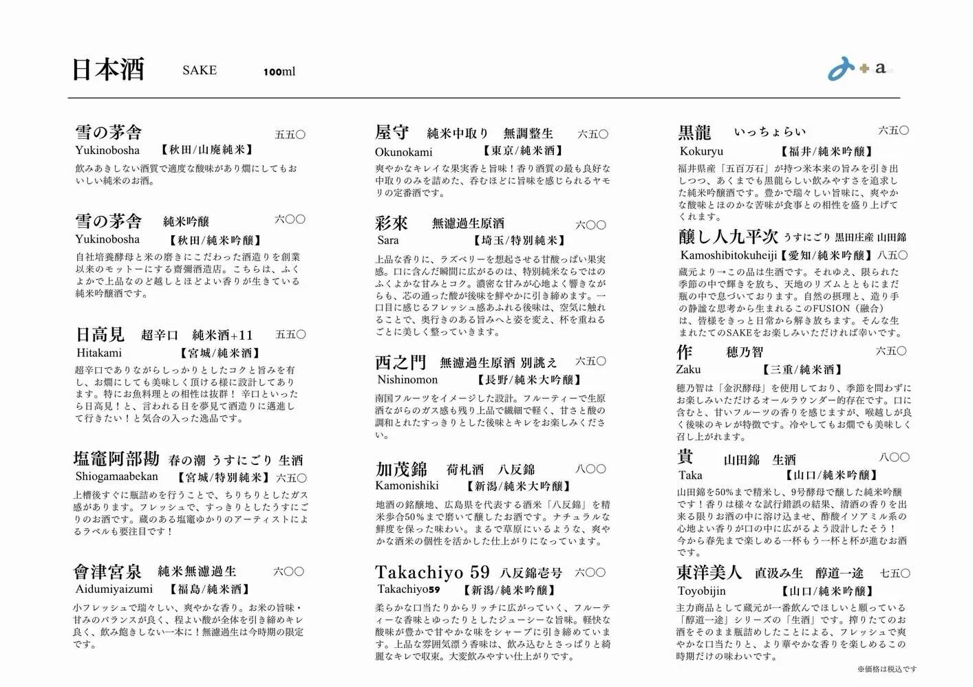 さかなの木2月13日のメニューです。