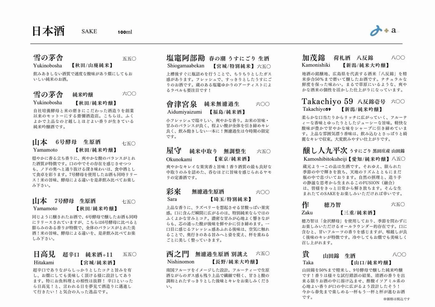さかなの木2月16日のメニューです。