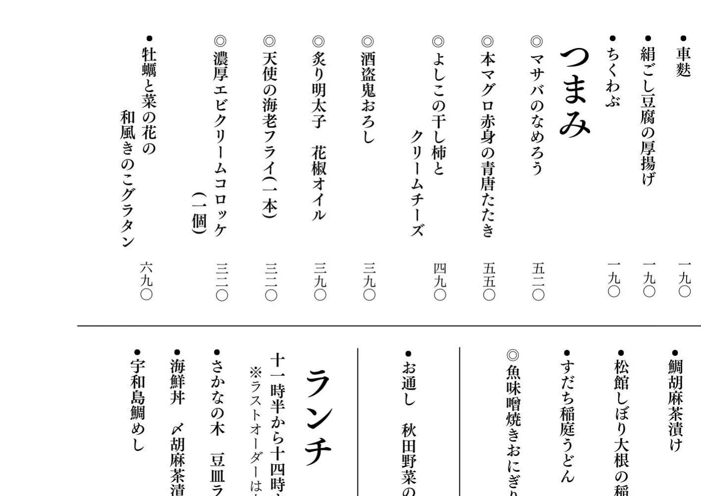さかなの木2月18日のメニューです。