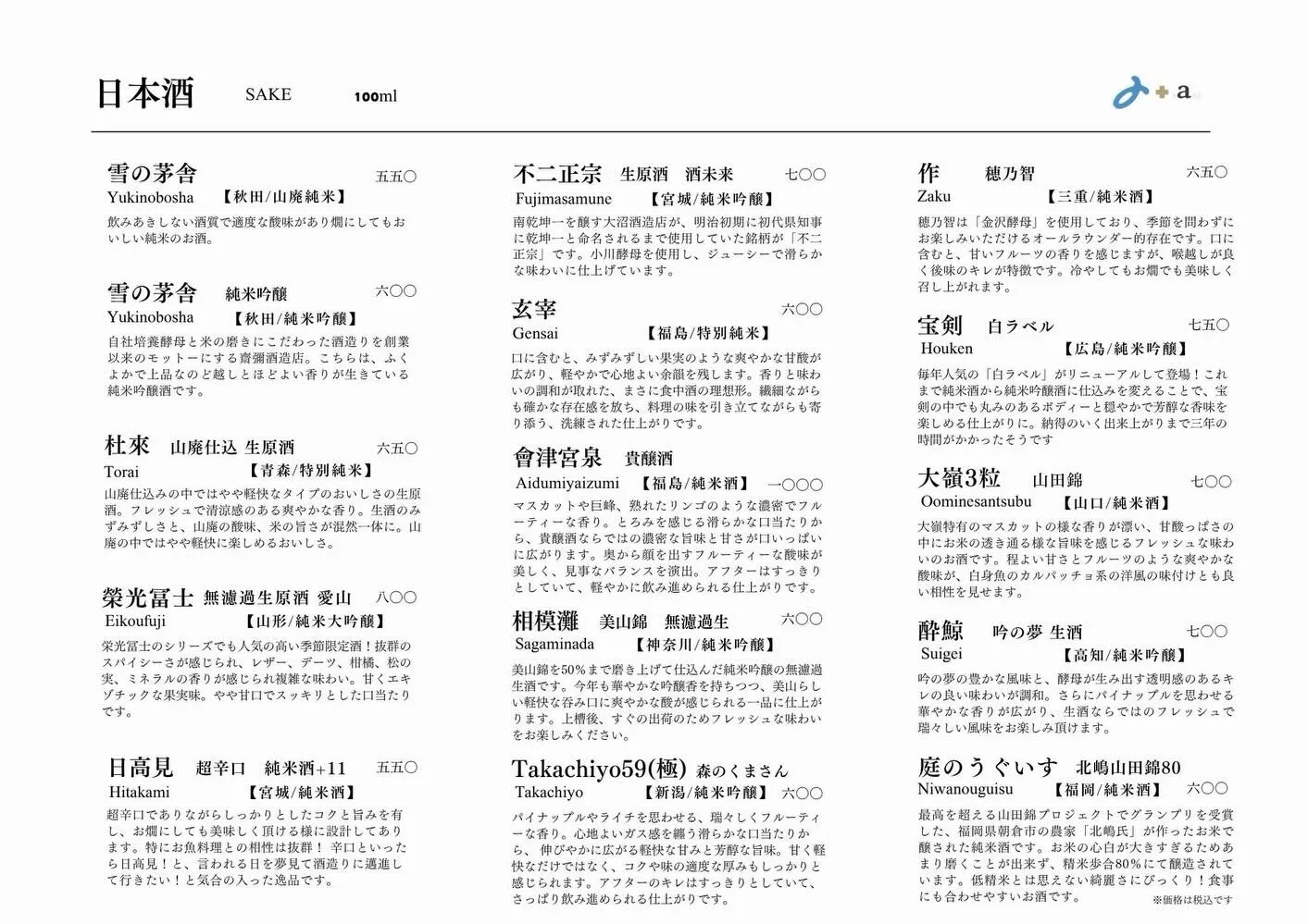 さかなの木4月13日のメニューです。