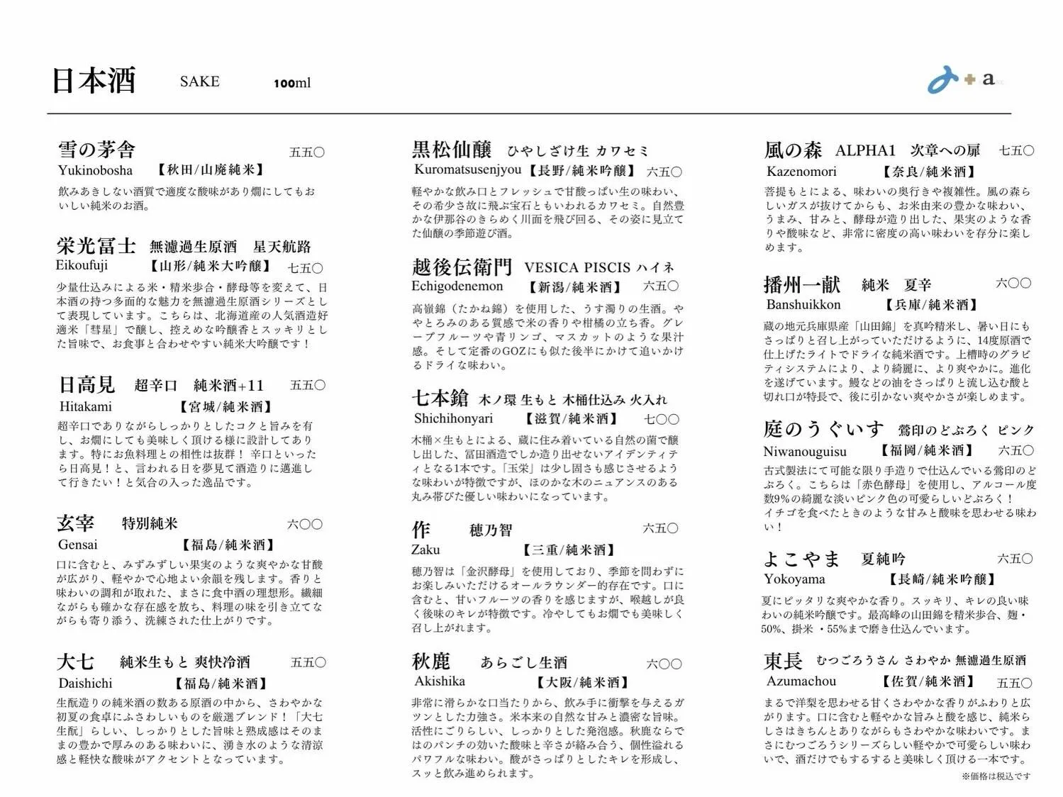 さかなの木5月7日のメニューです。