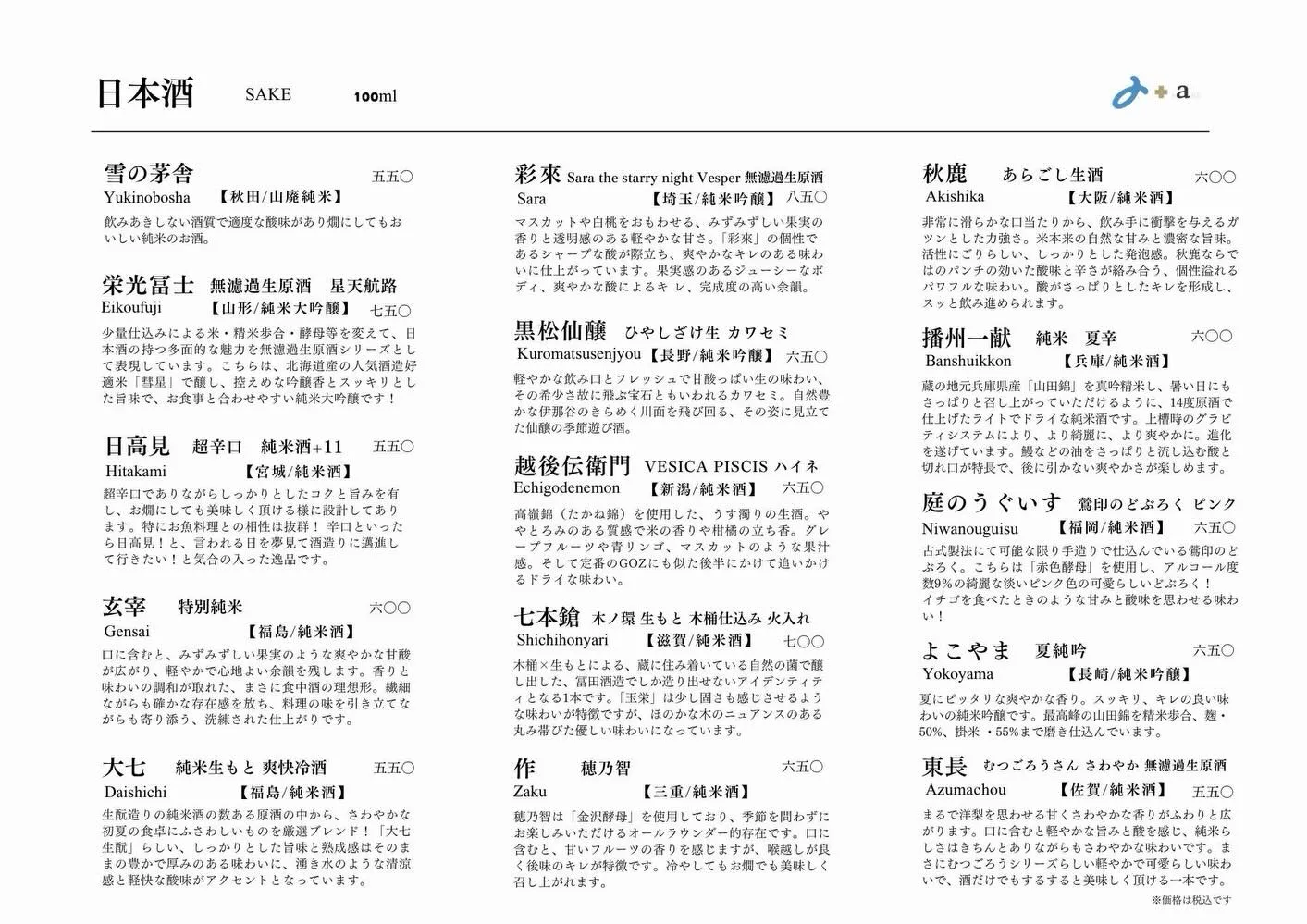 さかなの木5月8日のメニューです。