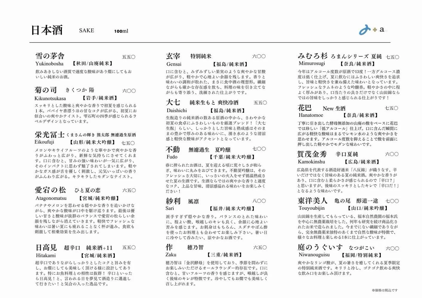 さかなの木5月30日のメニューです。