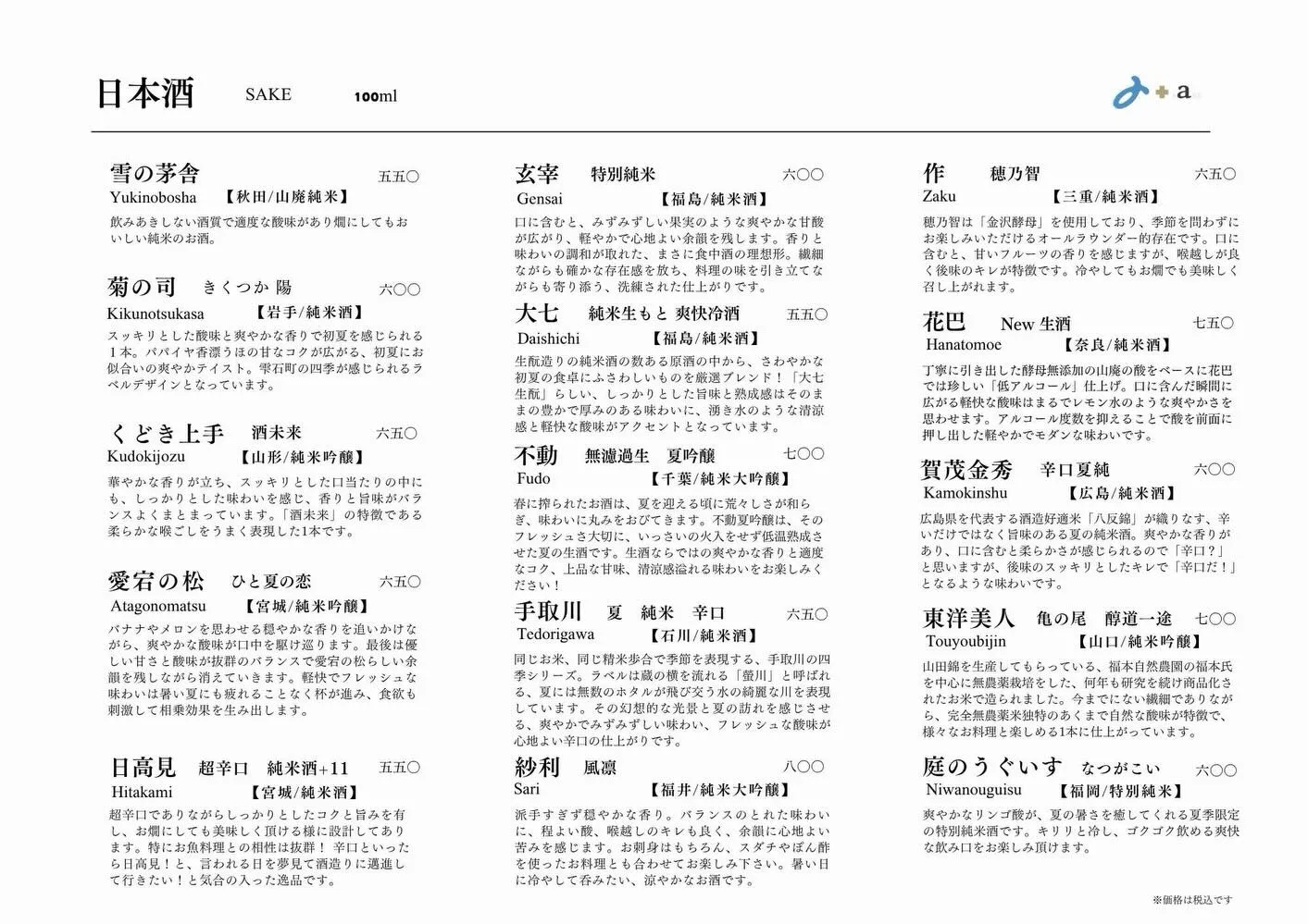 さかなの木6月3日のメニューです。