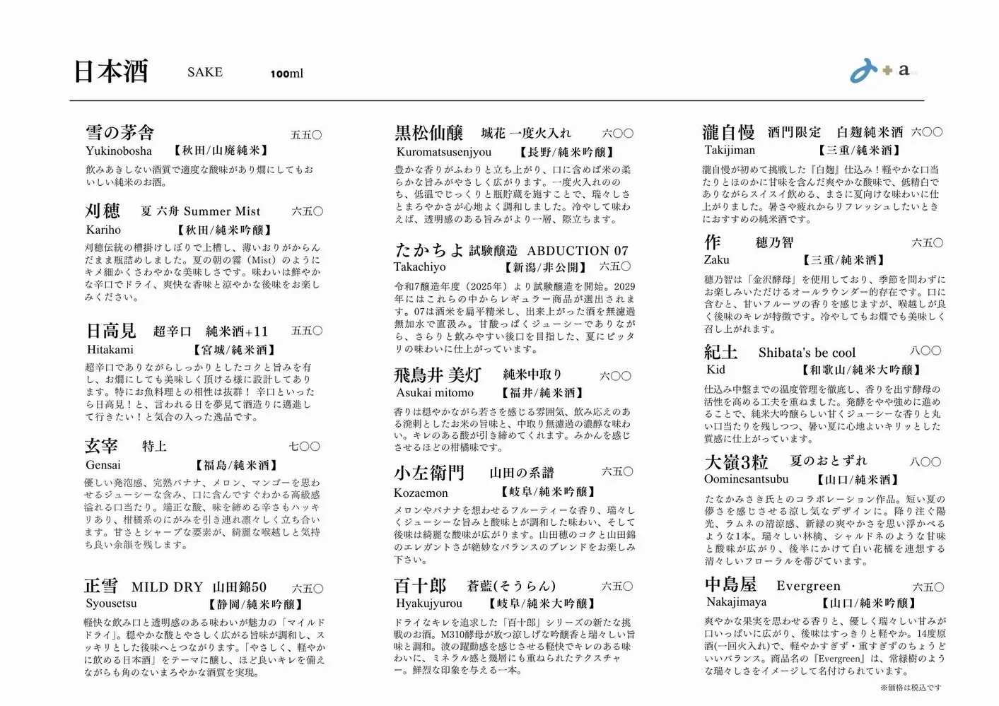 さかなの木7月23日のメニューです。