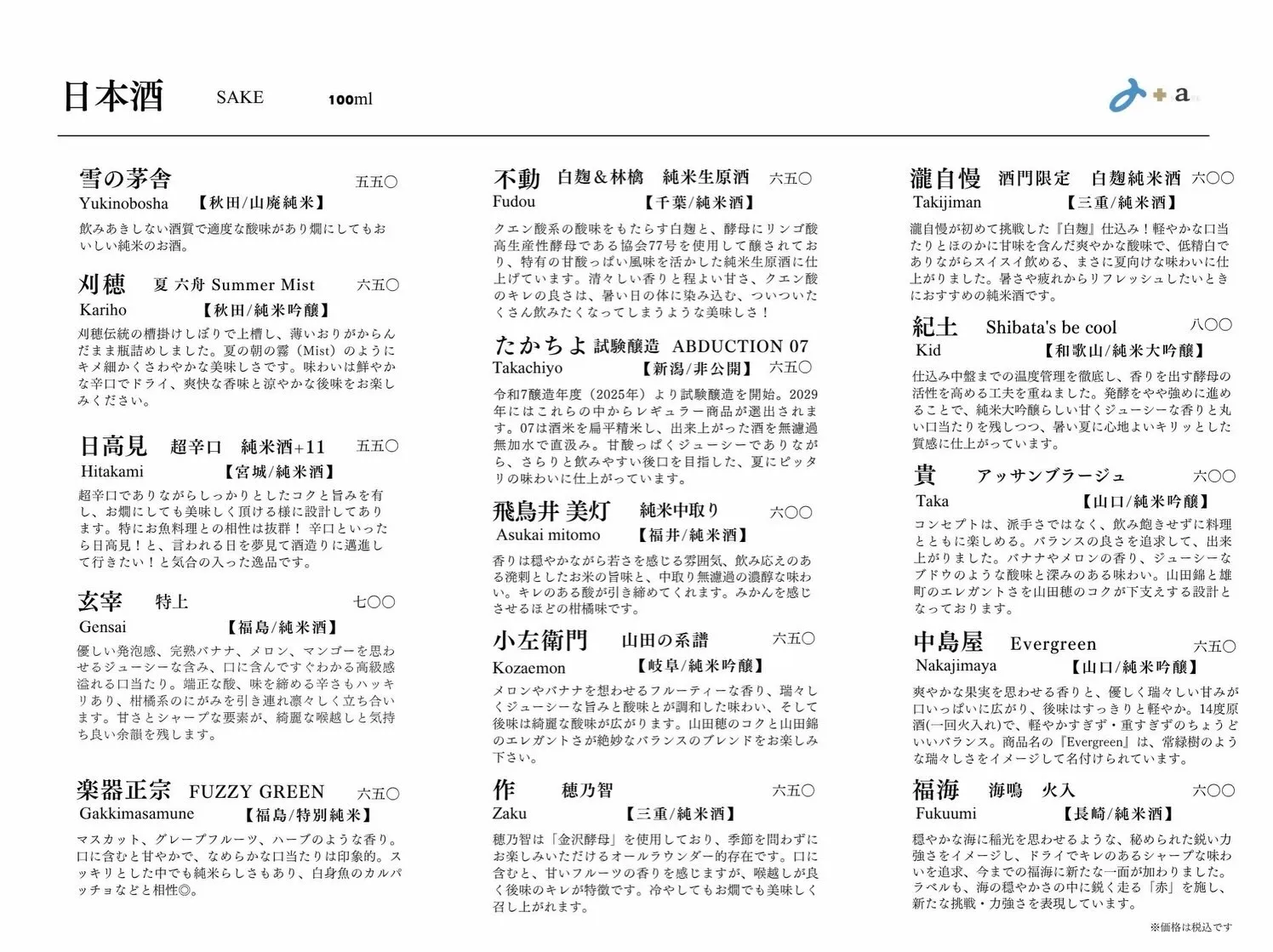 さかなの木7月31日のメニューです。