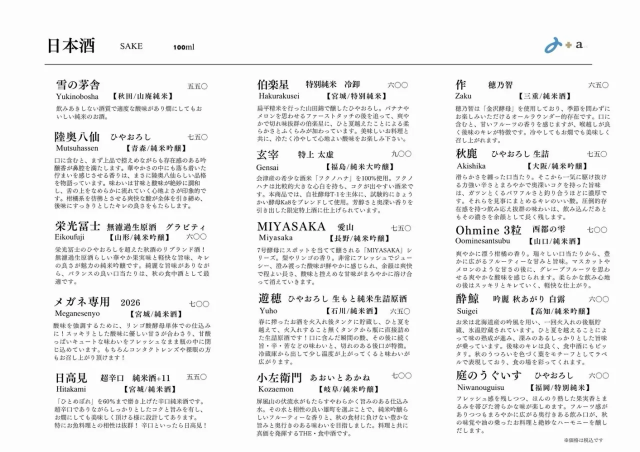 さかなの木10月1日のメニューです。